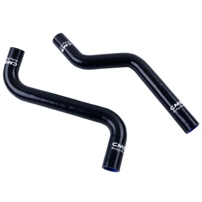 Silicone Radiator Hoses for 1993-1999 Toyota Celica ST202 ST204 2.0L 2.2L Black - Image 1 of 4