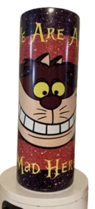 Alice  in wonderland cheshire cat tumblr. Double Walled, Insulated, Holds 20oz - Picture 1 of 5