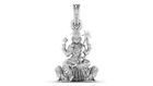 Goddess Maa Lalitha Parameswari Pendant For Men & Women Pure Silver Devi Locket