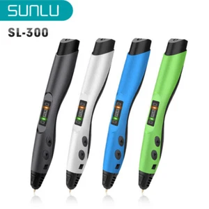 SUNLU 3D Druckstift PLA/ ABS für Kinder LCD-Anzeige SL-300 mit Filament-Geschenk - Bild 1 von 15
