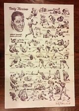 ROCKY MARCIANO BOXING POSTER PRINT 24 X 36 VERY NICE RARE & UNIQUE