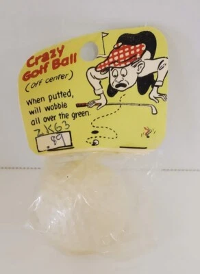 Bola de golfe louca vintage novidade piada presentes fãs de esportes - Imagem 1 de 2