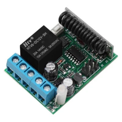 12V Universal Funk 433Mhz Empfänger Fernbedienung Timer lernfähig Modelbau - Bild 1 von 2