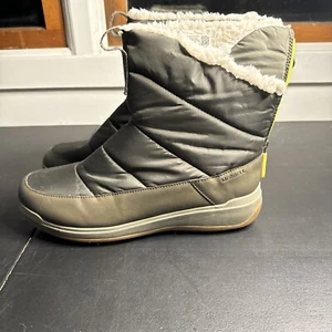 Merrell Women’s Snowcreek Sport Polar Waterproof Charcoal Mid Zip Winter Boots - Picture 1 of 6