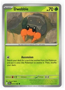 Pokemon Destined Rivals - 011/182 Dwebble - Picture 1 of 1