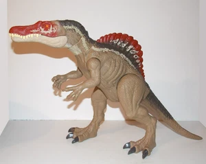 Dinosauro giocattolo Jurassic World Spinosaurus Extreme Chompin' Camp Cretaceo Mattel - Foto 1 di 18