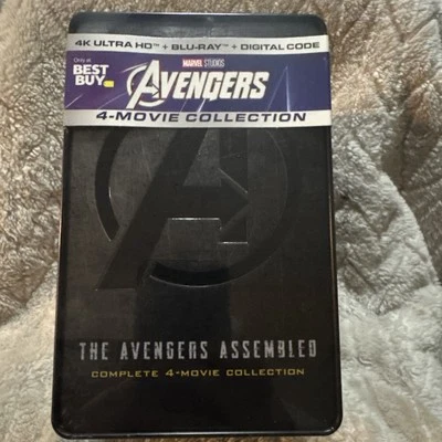 Avengers Steelbook 4k Ultra HD + Blu-Ray + Digital 4-Movie Collection New - Bild 1 von 4