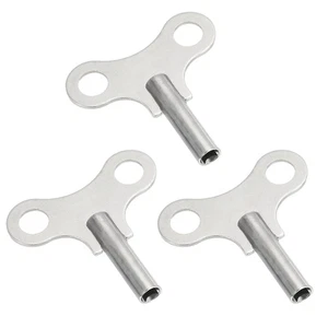 Llave de reloj para bobinado 3 piezas 4,4 mm x 52 mm, plateada - Imagen 1 de 6