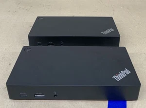 2x Lenovo ThinkPad USB-C Dock Gen 2 Docking Stations, Tested, No Power Adapters - Picture 1 of 4