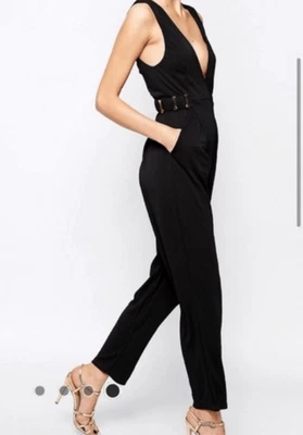 French Connection Mona Jumpsuit sz 12 sexy night out Formal - Image 1 of 4