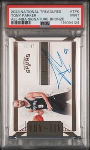 PANINI NATIONAL TREASURES ALL-NBA SIGNATURES 2023 TPK TONY PARKER BRONCE/25 - Imagen 1 de 2