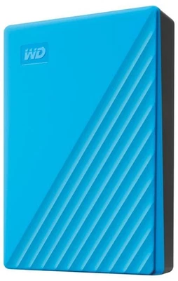 My Passport USB 3.2 Gen 1 Portable Hard Drive, 6TB Blue - WDBR9S0060BBL-WESN - Image 1 of 4