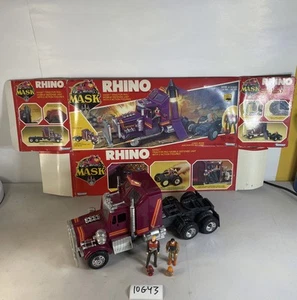 Rhino M.A.S.K. Matt Trakker Bruce Sato mit Box MASKE Kenner Parker Toys 10G43 - Bild 1 von 24