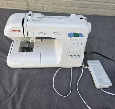 JANOME DC3018 SEWING MACHINE* Not Tested  For Parts  - Image 1 of 4