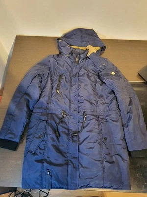 Alpenblitz Winterjacke Damen Parka Blau mit Teddyfutter – Größe 46 - Bild 1 von 4