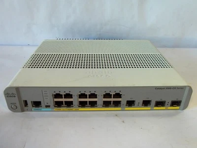 Cisco Catalyst WS-C3560CX-12PC-S 12-Port Ethernet Switch 3560-CX (J643) - Image 1 of 4
