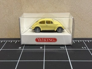 WIKING 8100322 VW Beetle - 1961 - Yellow - 1:87/HO - Picture 1 of 5