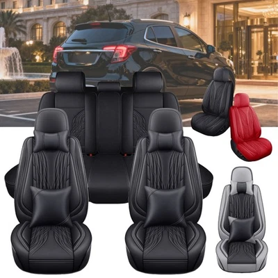 For Buick Encore GX Thicken Car 5 Seat Covers PU Leather 3D Cushion Set / Pillow - Изображение 1 из 4