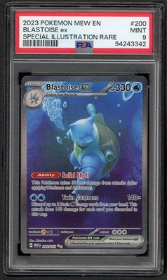 Blastoise ex 200/165 Sv: Scarlet & Violet 151 Holo PSA 9 MINT - Image 1 of 2