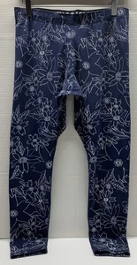 Nike Just Do It Athletic Floral Print Leggings Pants - Women's Large ***EUC*** - Picture 1 of 8