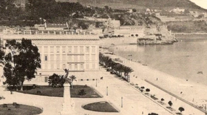 Antique RPPC UDB Baie Anges Bay of Angels Promenade Anglais Nice France c1903 - Picture 1 of 3