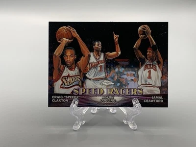 2001 Tops chrome Speed Racers #TC18 Craig Clayton, Keyon Dooling, Jamal Crawford - Image 1 of 4