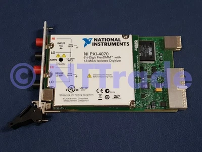 National Instruments NI PXI-4070 Digital Multimeter Card 6-1/2 Digit DMM - Image 1 of 3