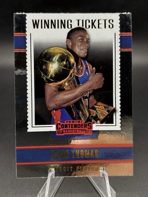 2017-18 Panini Contenders Winning Tickets #2 Isiah Thomas Detroit Pistons - Image 1 of 2