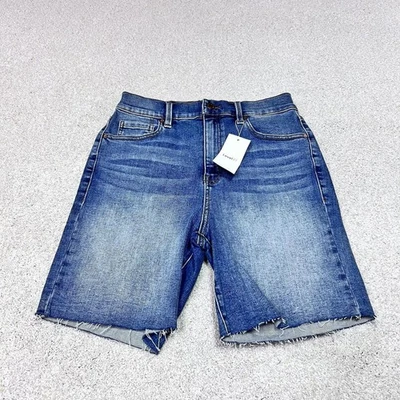 Pantalones Cortos Level99 Azul Denim Bolsillos Para Mujer Talla 28 Nuevos Con Etiquetas Foto 1 de 4