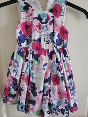 Girls 2-3 Mothercare Dress With Net Lining/underskirt  - Image 1 of 3