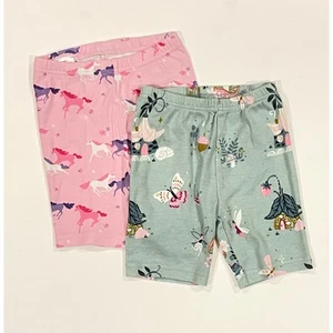 Set of 2 Girls Summer Shorts Size 6 - Picture 1 of 5
