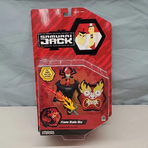 Samurai Jack Flame Blade Aku Figure Toy NEW Sealed Vintage Cartoon Network VHTF! Cover