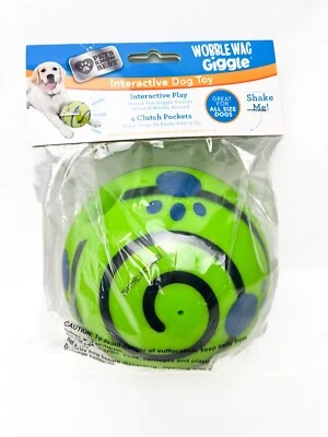 Wobble Wag Giggle Ball brinquedo interativo para cães sons divertidos - FRETE GRÁTIS - Imagem 1 de 4