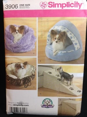  Pattern Simplicity Crafts 3906 uncut Dog/ pet beds and ramp - Image 1 of 2