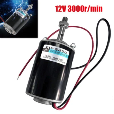 12V 30W 3000RPM Permanent Magnet Electric DC Motor High Speed Generator CW/CCW - Image 1 of 4