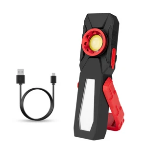 XPE COB Luce da Lavoro LED Luce Magnetica USB Ricaricabile 4 Modalità Luce di Emergenza - Foto 1 di 7