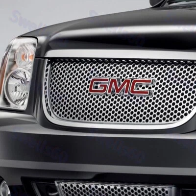 Red FRONT GRILLE GMC BADGE EMBLEM 1999-2007 SIERRA 2007-2015 ACADIA 22761717 X1 - Image 1 of 4