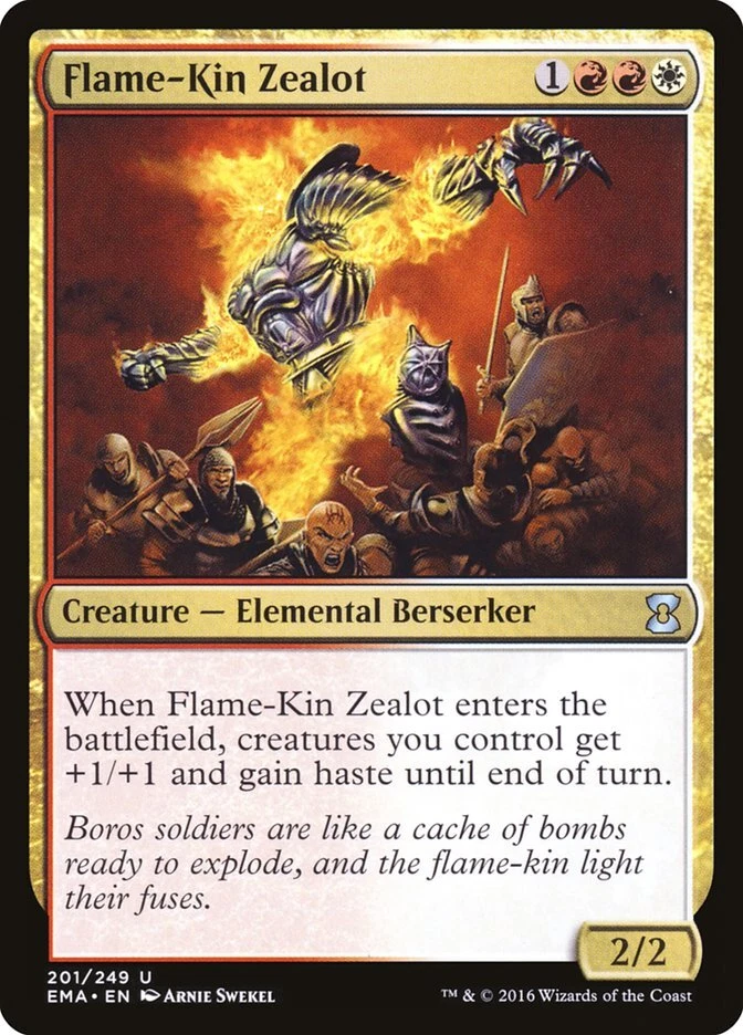 Flame-Kin Zealot | MtG Magic Eternal Masters | English | Near Mint-Mint (NM-M) - Image 1 of 1