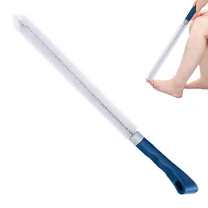 15''Long Handle Toe Gap Cleaning Reusable Bendable Brush Foot Scrubber in Shower - Picture 1 of 12