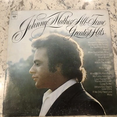 Johnny Mathis All-Time Greatest Hits 1972 Vinyl Double LP - Image 1 of 4