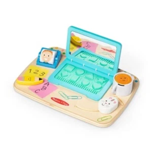 Melissa & Doug Wooden Work & Play Activity Board – Toddler Sensory Toy - Picture 1 of 10