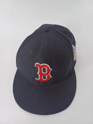 Chapéu New Era Boston Red Sox Youth 6 3/4Blue 2013 World Series outono clássico casual - Imagem 1 de 4