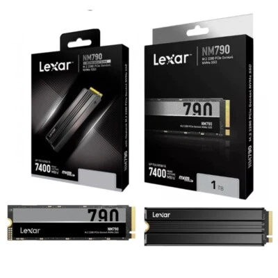 Lexar NM790 1TB 2TB 4TB M.2 PCIe 4.0 Internal SSD Solid State Drive w/Heatsink - Image 1 of 4