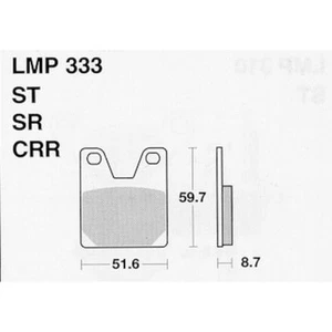 PASTIGLIE FRENO LMP 333 YAMAHA R1 1998 2001 YZF 750 R 1999 - Picture 1 of 1