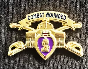 Combat Wounded Armored Cavalry Pin - Picture 1 of 1