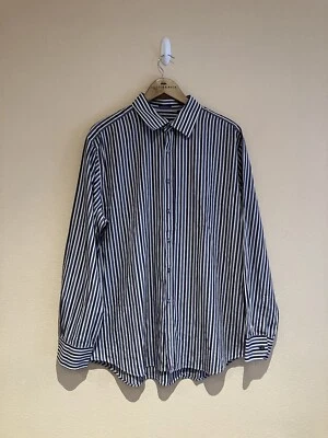 Paul Smith Mens Formal Occasion Classic Fit Striped Shirt Size 17.5 - Image 1 of 4