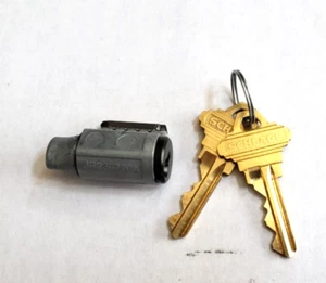 Schlage F51 Bronze Black Replacement Keyed Entry Lever Door Lock Cylinder Keys - Picture 1 of 3