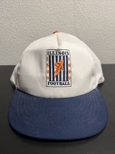 Vintage 1990 Illinois Football Snapback Hat
