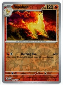 Pokemon Stellar Crown Reverse Holo 020/142 Rapidash - Picture 1 of 2