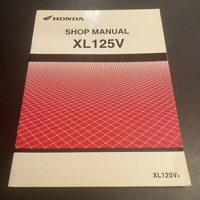 HONDA XL125 V4 2003 OEM Workshop Service Manual Supplement 62KPC00Z - Image 1 of 4